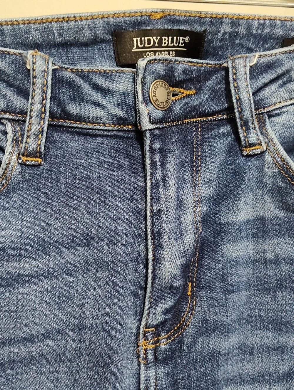 Judy Blue Jeans Women's 7/28 Skinny Fit Medium Wash Blue Jeans JB8842 - Picture 6 of 14